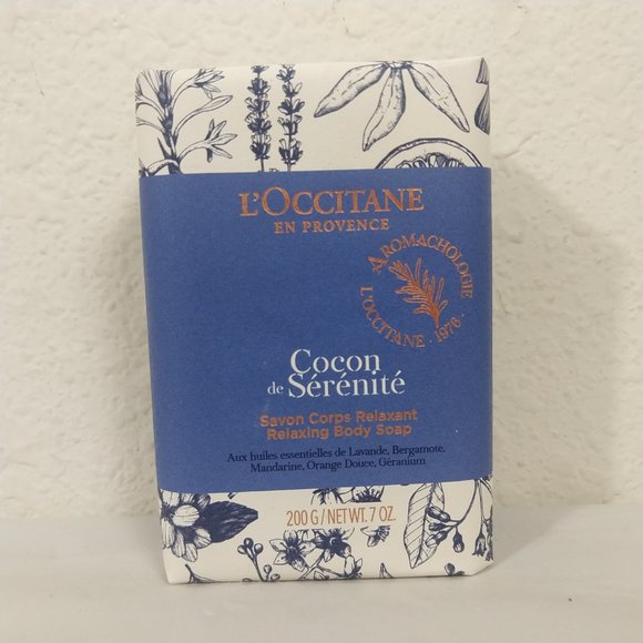 L'OCCITANE Limited Edition Cocon De Serenite Relaxing Body Soap 200G NEW - Picture 2 of 6